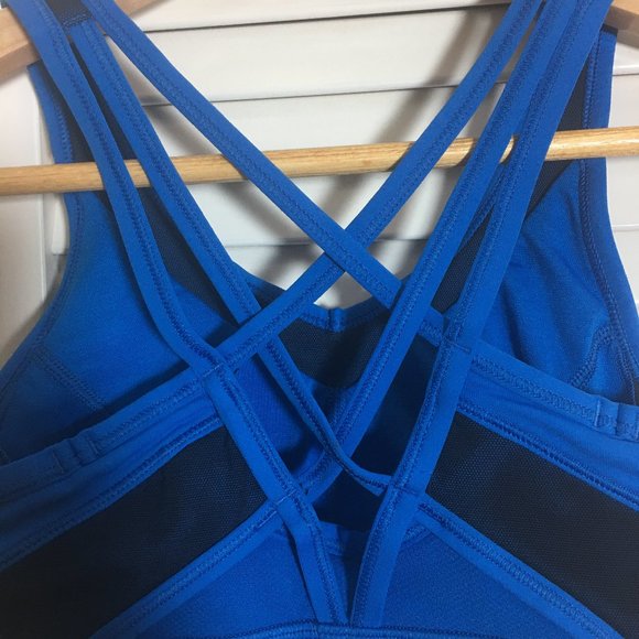 SOLD: Lululemon Royal Blue Sports Bra - Picture 3 of 4